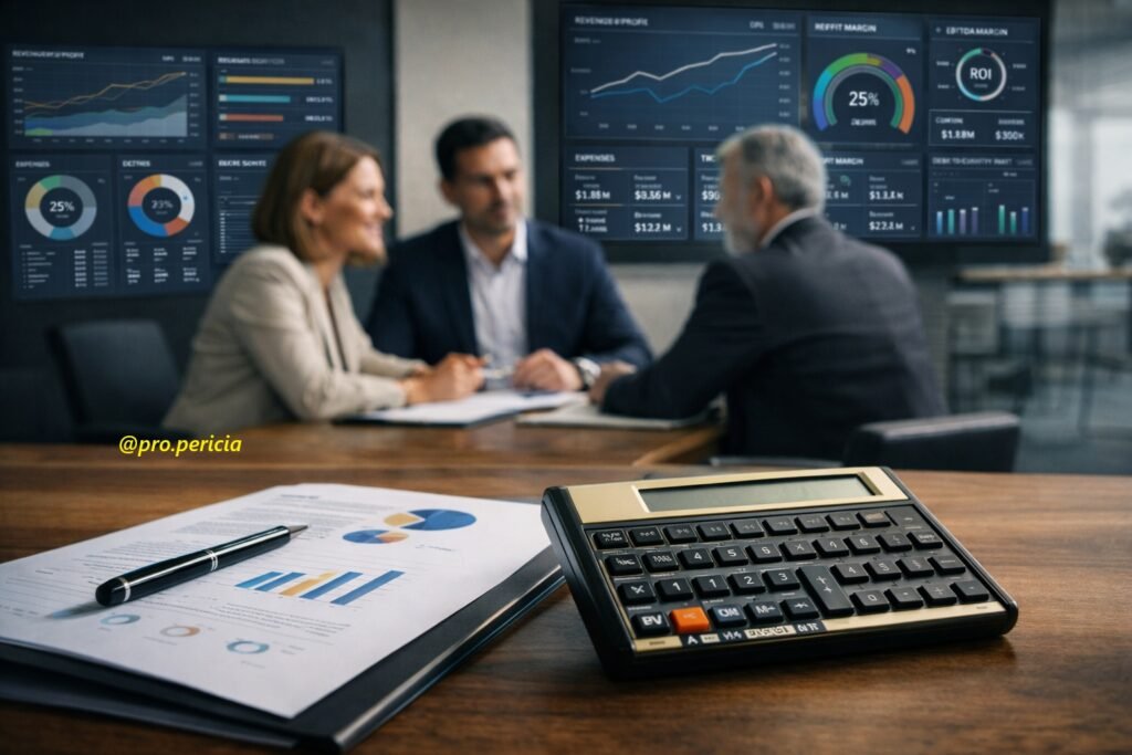 Planejamento financeiro profissional para decisões empresariais seguras.